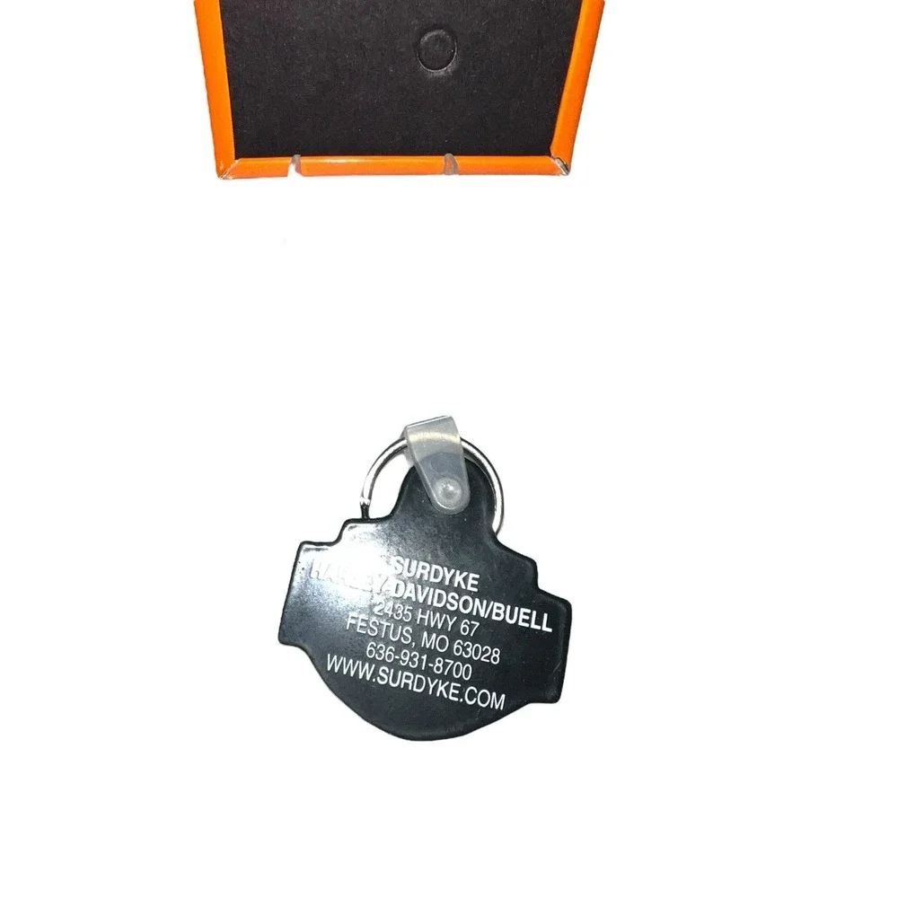 Lot Of 2 Harley Davidson Items Harley Shirt Pin And Harley Davidson Key Chain